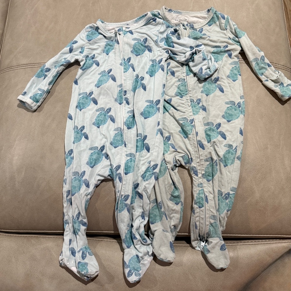 Caden Lane turtle onsies
